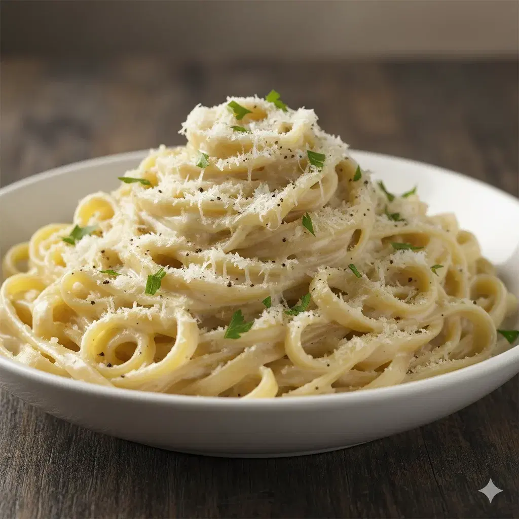 Plato Fettuccine Alfredo