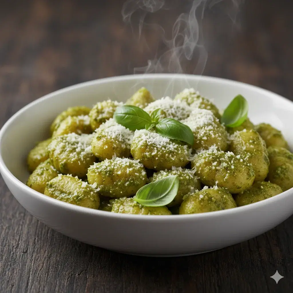Plato Gnocchi al Pesto
